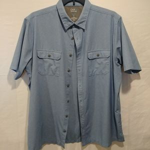 Men's Croft & Barrow XLT button down short sleeve casual shirt.